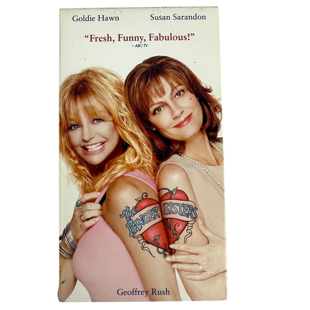 The Banger Sisters VHS 2002 Comedy Goldie Hawn Susan Sarandon Geoffrey Rush Good